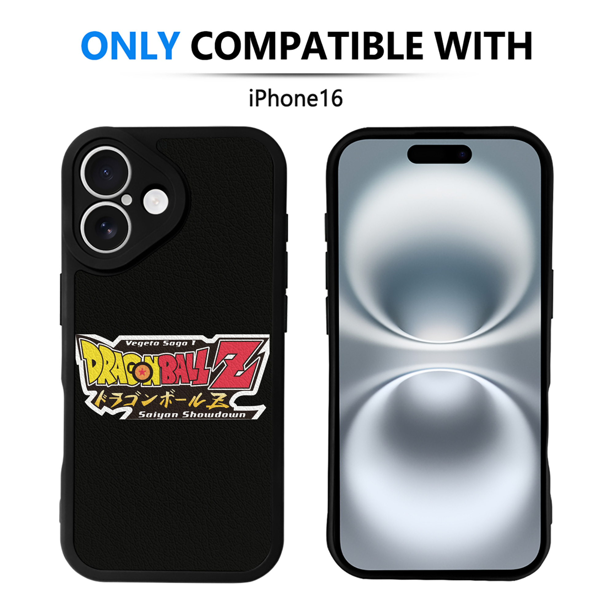（画像用） ドラゴンボール DRAGON BALL 【iPhone 16シリーズ対応】シリコンスマホケース（レザー調） 材質：シリコン